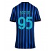 Inter Milan Alessandro Bastoni #95 Hemma matchtröja Dam 2025-26 Kortärmad Billigt